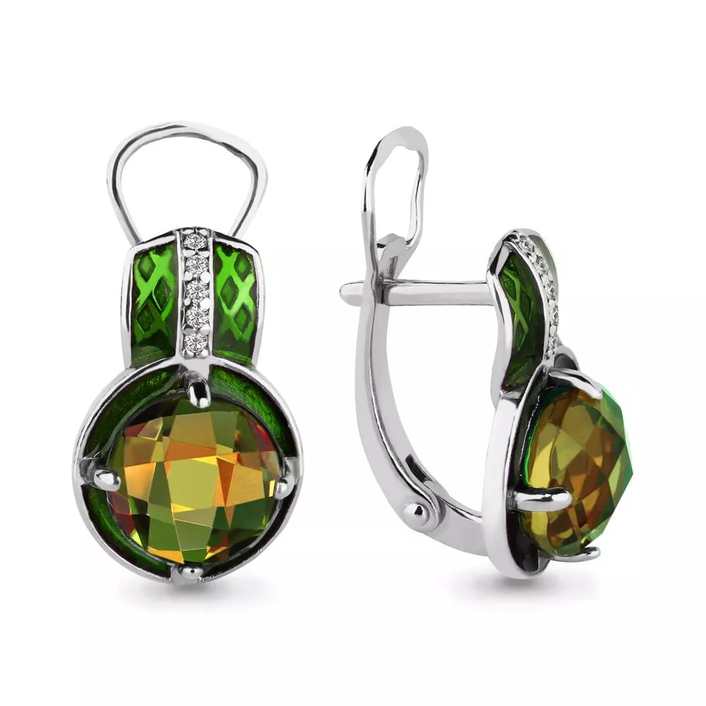 Серьги, серебро, артикул LV4464219А