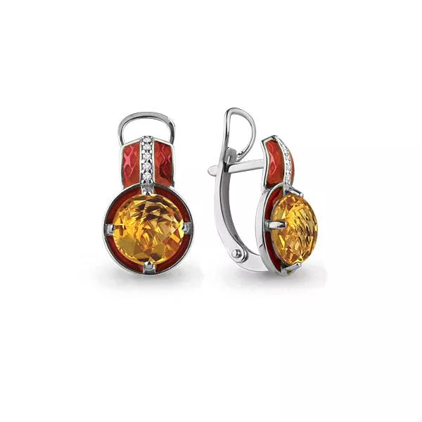 Серьги из серебра, артикул LV4464206А