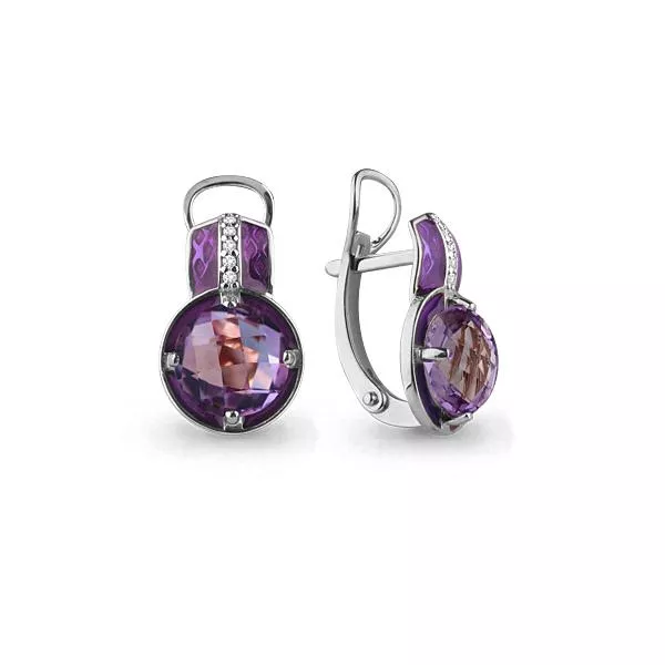 Серьги, серебро, артикул LV4464204А