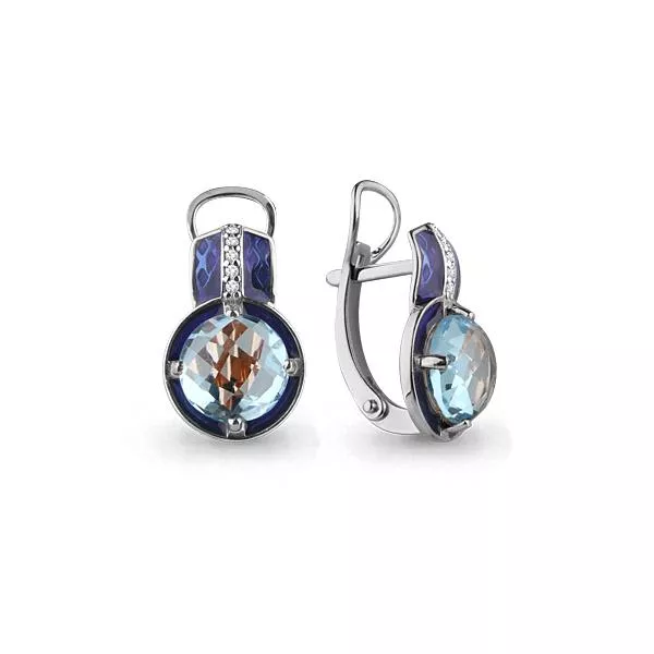 Серьги, артикул LV4464202А, серебро