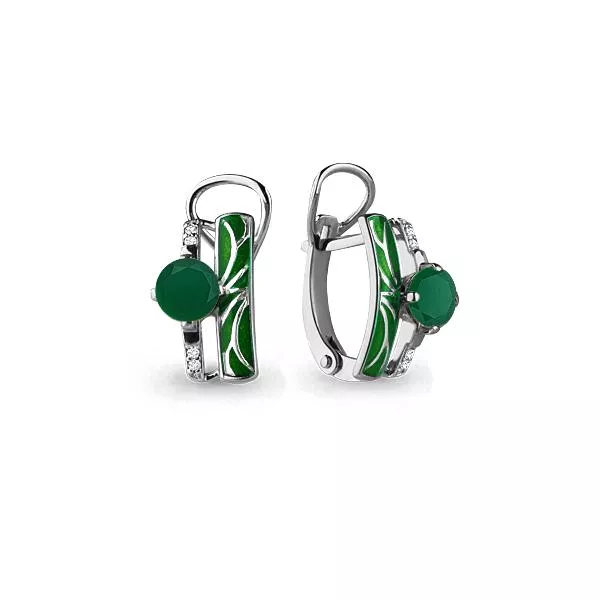 Серьги из серебра, артикул LV4463909А