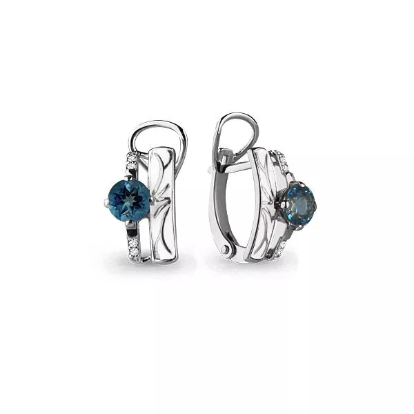 Серьги, серебро, артикул LV4463908А