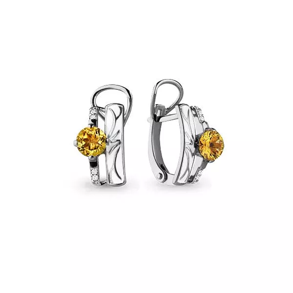 Серьги из серебра, артикул LV4463906А