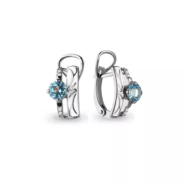 Серьги, серебро, артикул LV4463905А