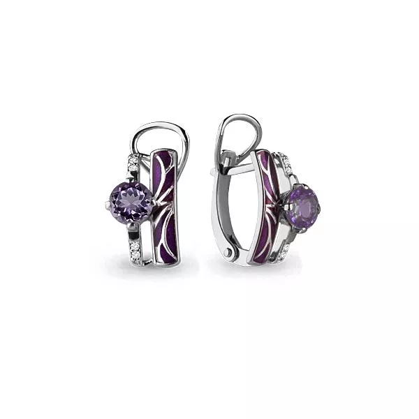 Серьги, артикул LV4463904А, серебро