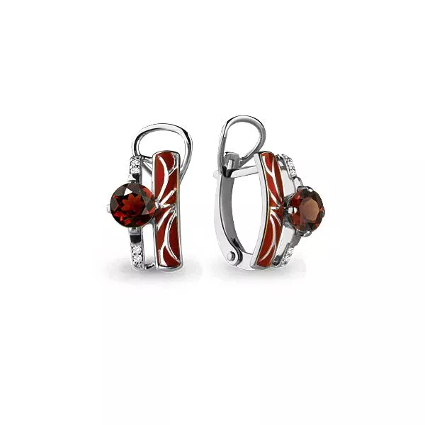 Серьги из серебра, артикул LV4463903А