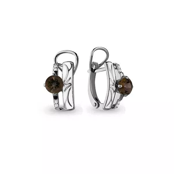Серьги, серебро, артикул LV4463901А
