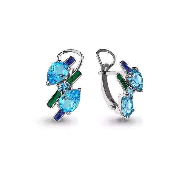 Серьги, серебро, артикул LV4463705