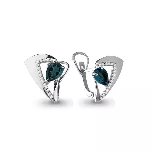 Серьги, артикул LV4460808А, серебро