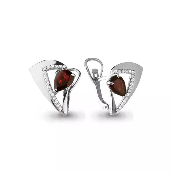 Серьги из серебра, артикул LV4460803А