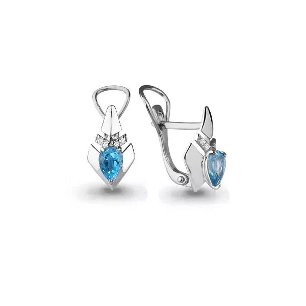 Серьги из серебра, артикул LV4460505А