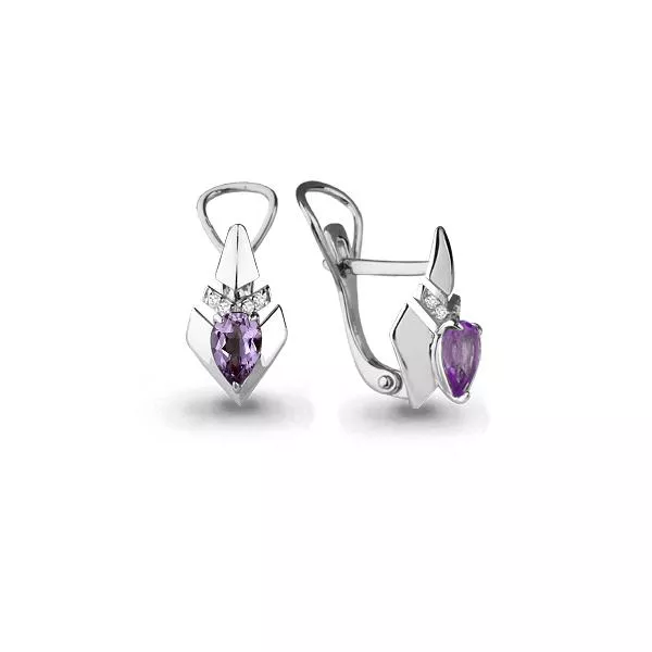 Серьги, артикул LV4460504А, серебро