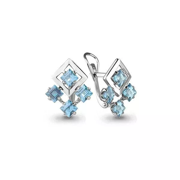 Серьги, серебро, артикул LV4460402