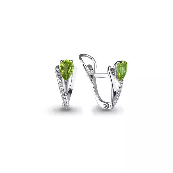 Серьги, серебро, артикул LV4460307А