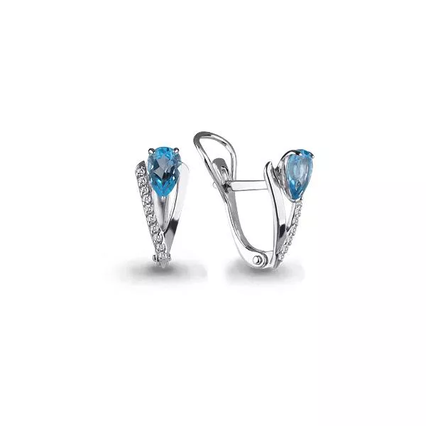 Серьги, артикул LV4460305А, серебро