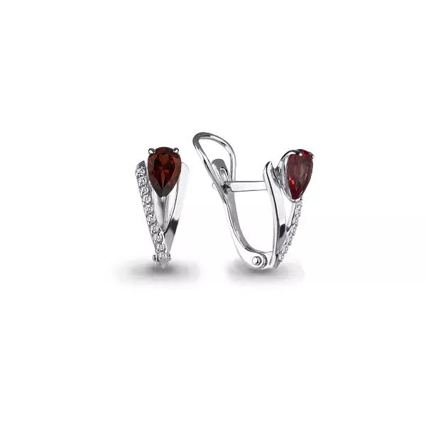Серьги из серебра, артикул LV4460303А
