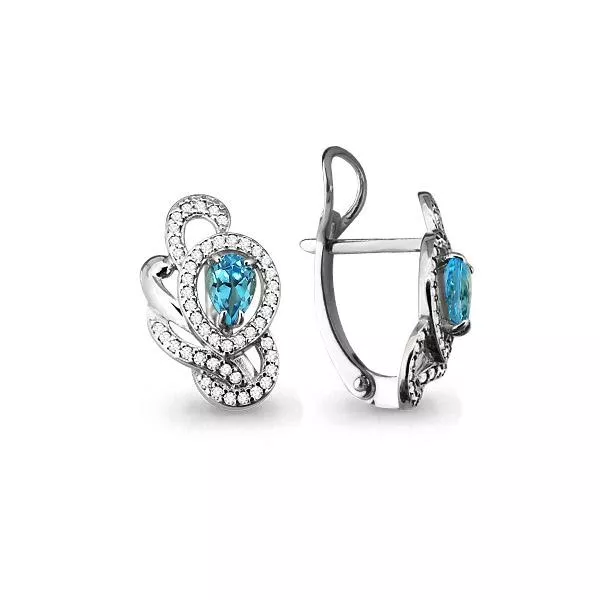 Серьги, серебро, артикул LV4458605А