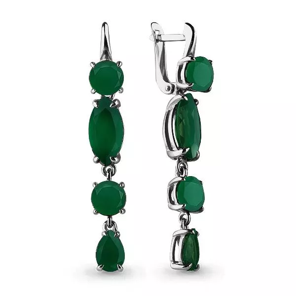 Серьги из серебра, артикул LV4455609