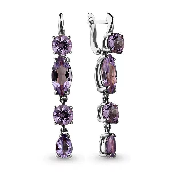 Серьги, серебро, артикул LV4455604