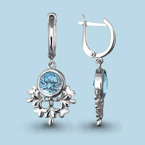 Серьги из серебра, артикул LV4454005