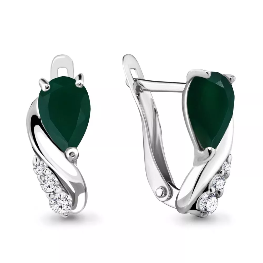 Серьги, серебро, артикул LV4453909А