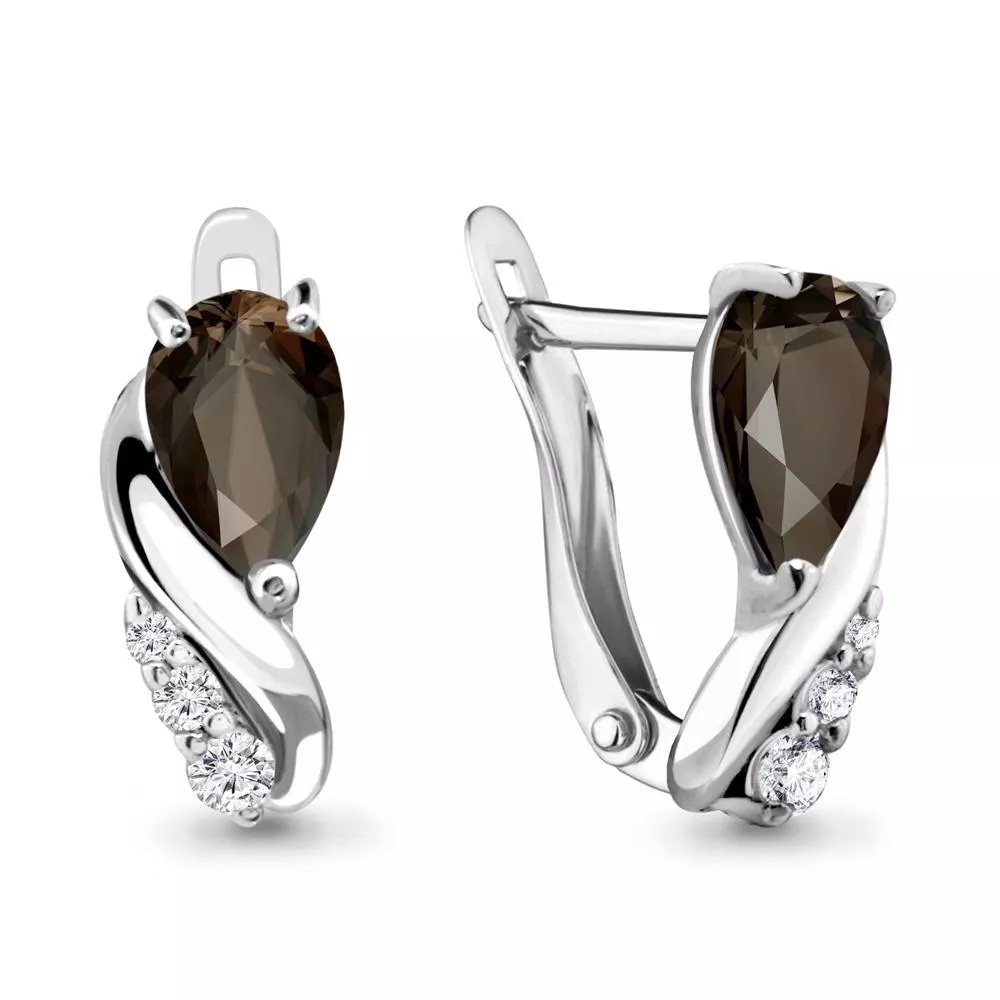 Серьги, серебро, артикул LV4453901А