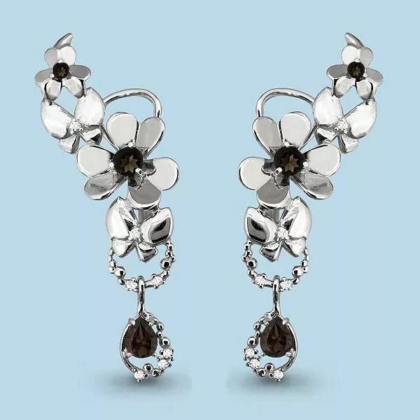 Серьги из серебра, артикул LV4452801А