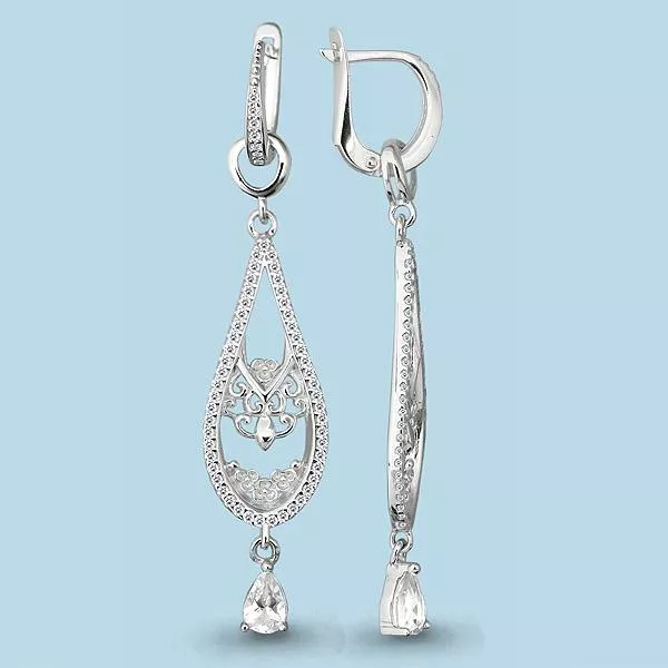 Серьги из серебра, артикул LV44521А