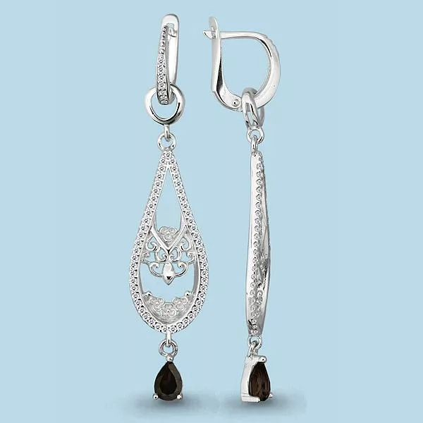 Серьги, артикул LV4452101А, серебро