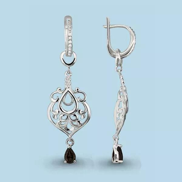 Серьги из серебра, артикул LV4452001А