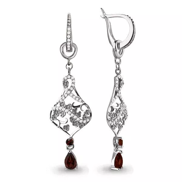 Серьги из серебра, артикул LV4451703А