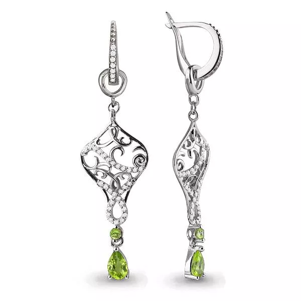 Серьги из серебра, артикул LV4451607А