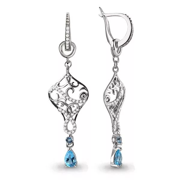 Серьги, артикул LV4451605А, серебро