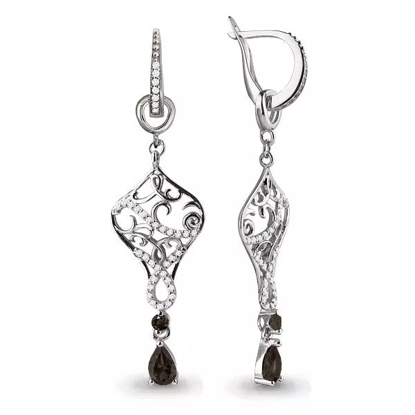 Серьги из серебра, артикул LV4451601А