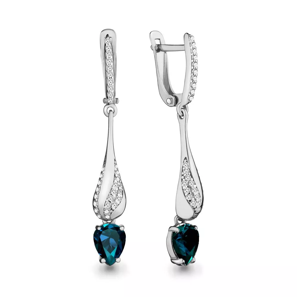 Серьги из серебра, артикул LV4449408А