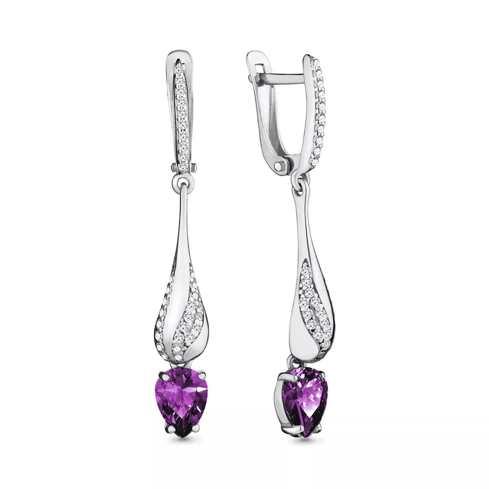 Серьги, серебро, артикул LV444940500А