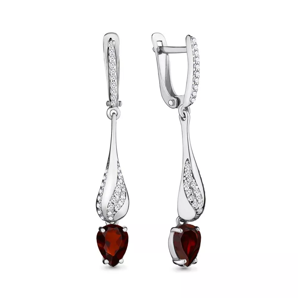 Серьги, серебро, артикул LV4449403А