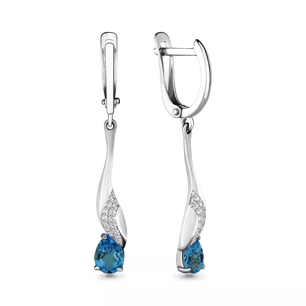 Серьги, серебро, артикул LV4449308А