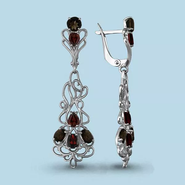 Серьги из серебра, артикул LV4448436