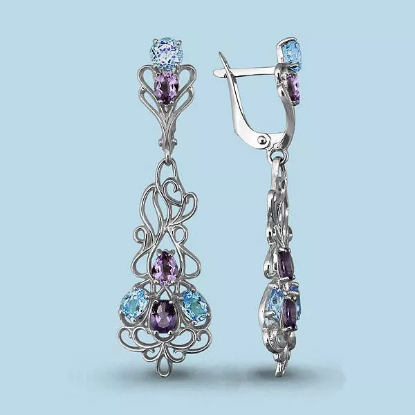 Серьги, артикул LV4448430, серебро