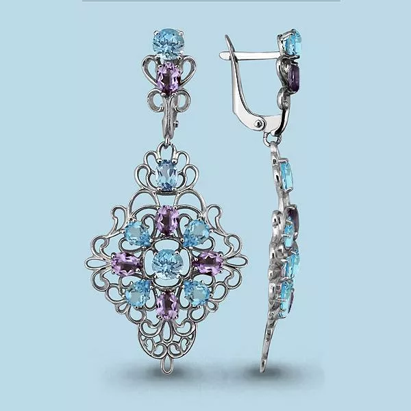 Серьги, артикул LV4448102, серебро