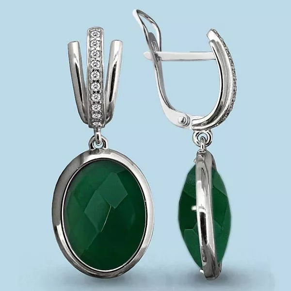 Серьги из серебра, артикул LV4446809А