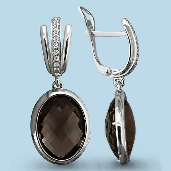 Серьги, артикул LV4446801А, серебро