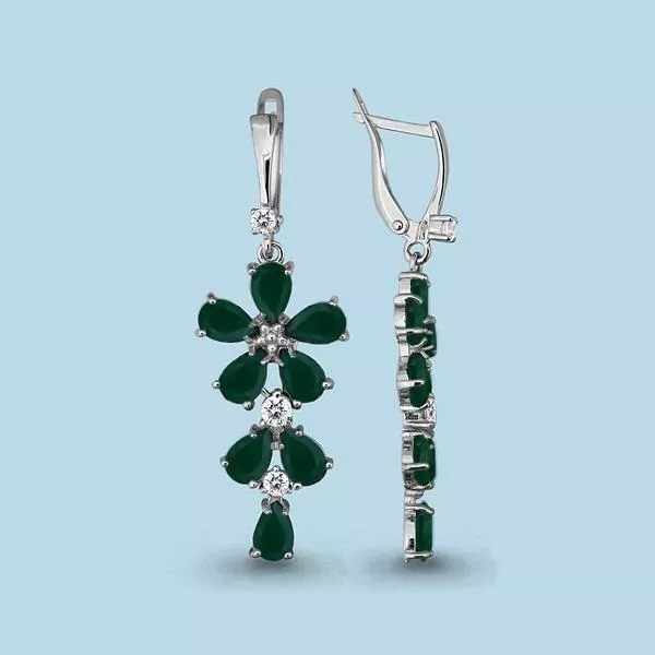 Серьги, серебро, артикул LV4446009