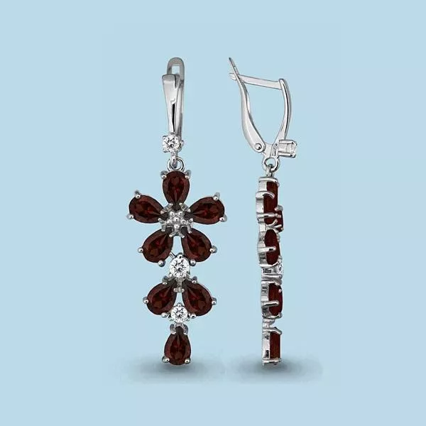 Серьги, серебро, артикул LV4446003