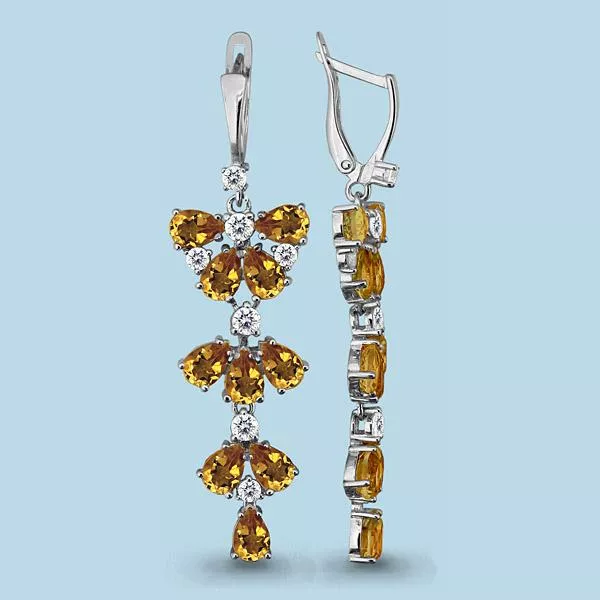 Серьги, артикул LV4445806А, серебро