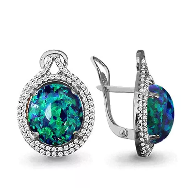 Серьги, серебро, артикул LV4443496А