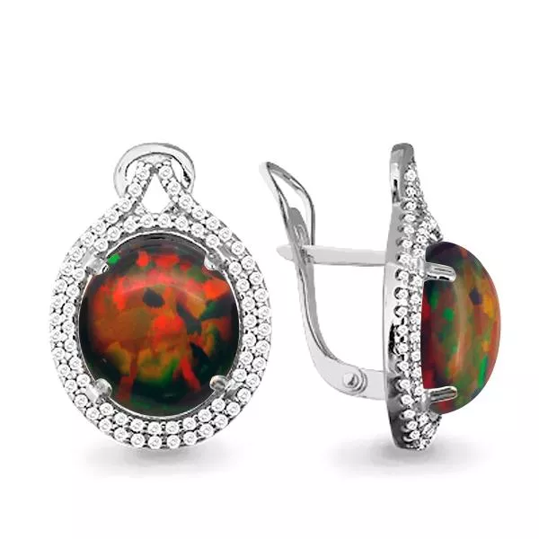 Серьги из серебра, артикул LV4443487А