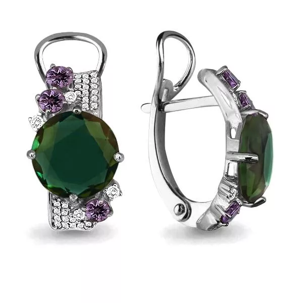 Серьги из серебра, артикул LV4442799А