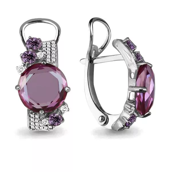 Серьги, серебро, артикул LV4442728А